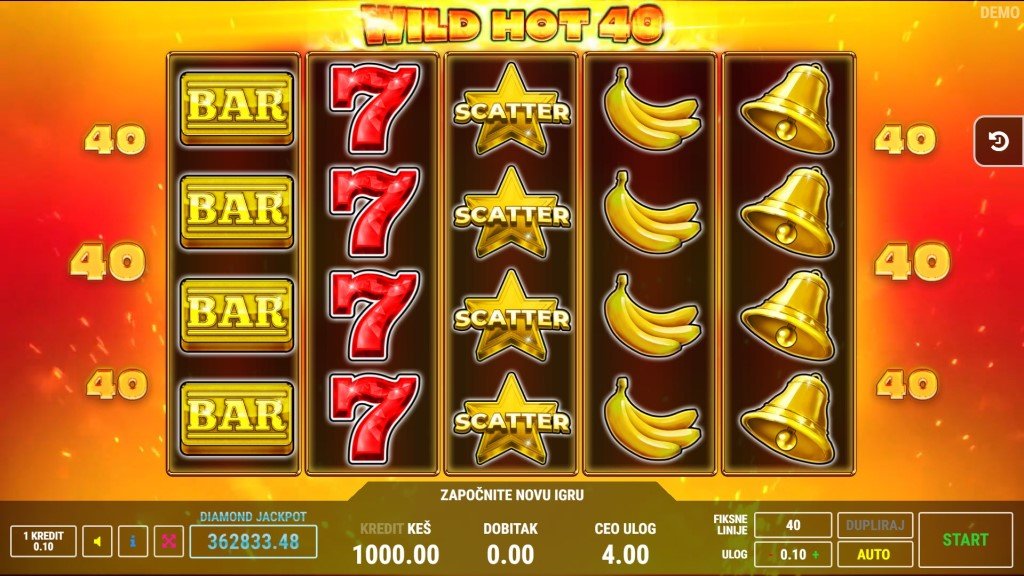 Wild hot 40 Slot