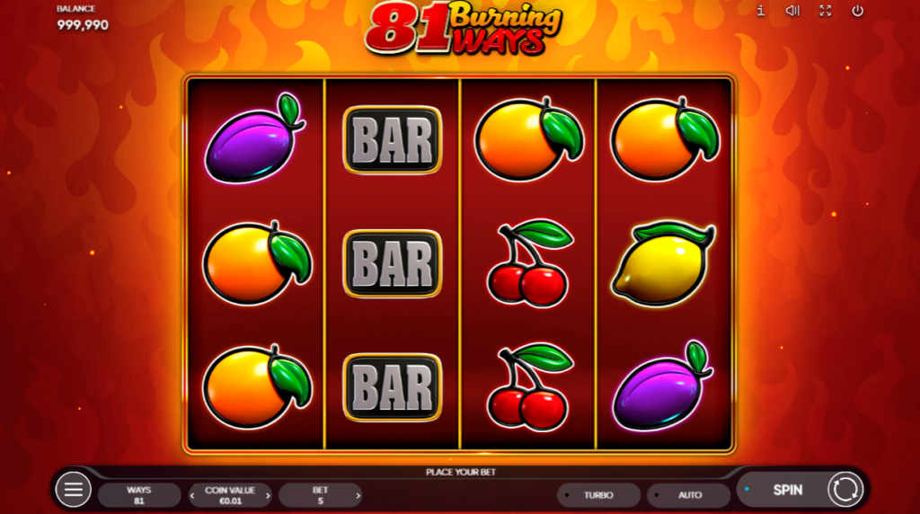 81 Burning Ways Slot