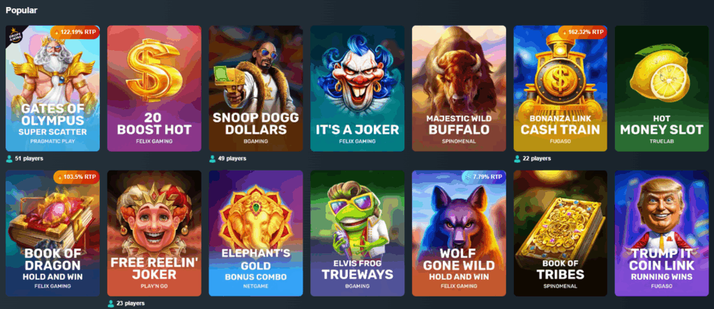 слот игри во Vave казино