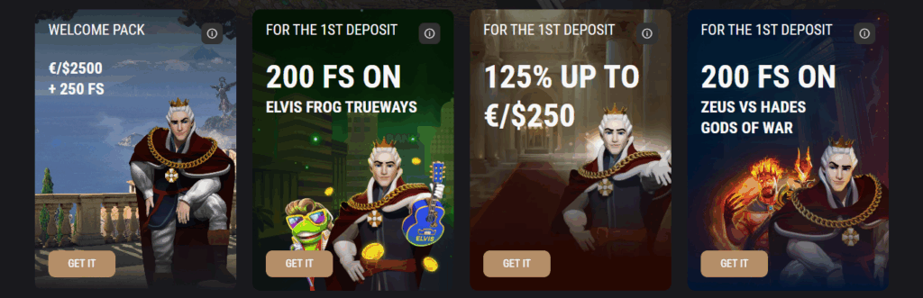 бонуси во King Billy казино